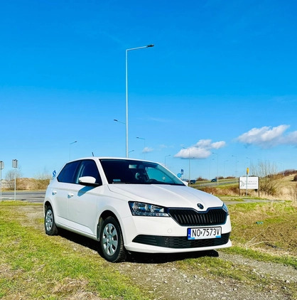 Skoda Fabia cena 34500 przebieg: 143000, rok produkcji 2018 z Dzierżoniów małe 56